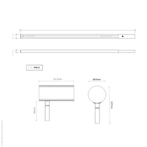 Kit Trilho 1M + 2 Spot Dutti PAR16