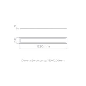 Painel | Embutido Retangular