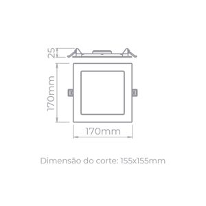 Painel | Embutido Quadrado