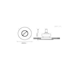 Linha 84 | Spot Embutido AR70 Branco/Preto